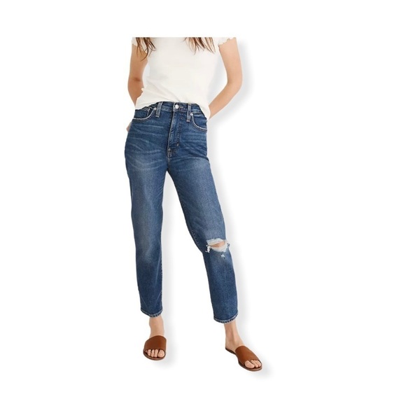 Madewell Jeans The Momjean Comfort Stretch Edition. - Picture 1 of 14